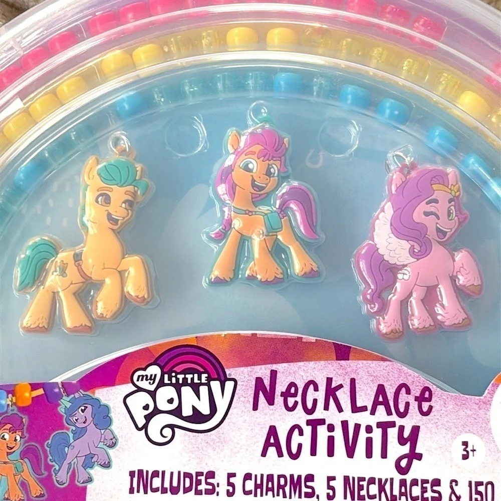 Brand New My Little Pony Charm Necklace Jewelry Beads Craft Activity Kit Toy